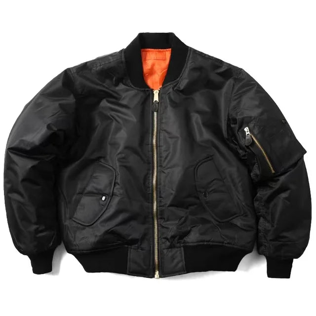 Classic Zip Up Mens Womens Bomber Jacket