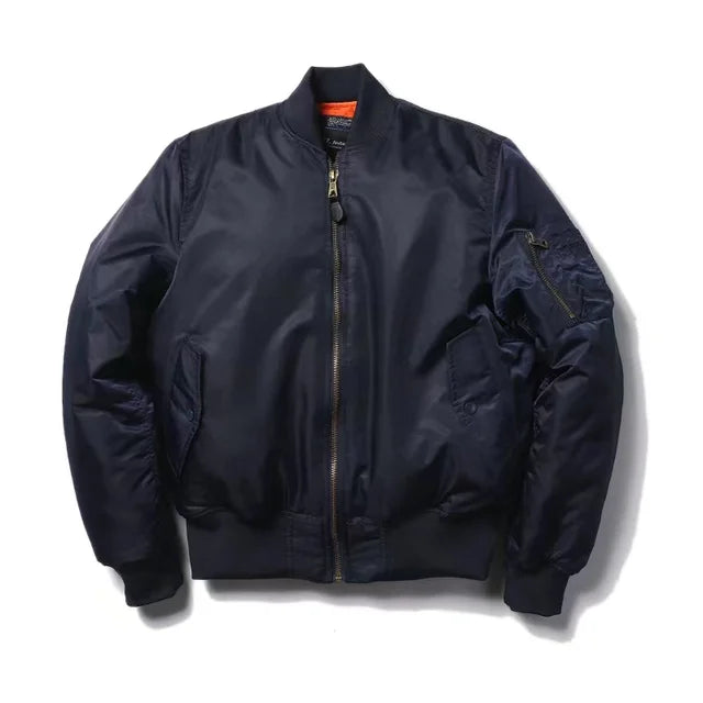 Classic Zip Up Mens Womens Bomber Jacket