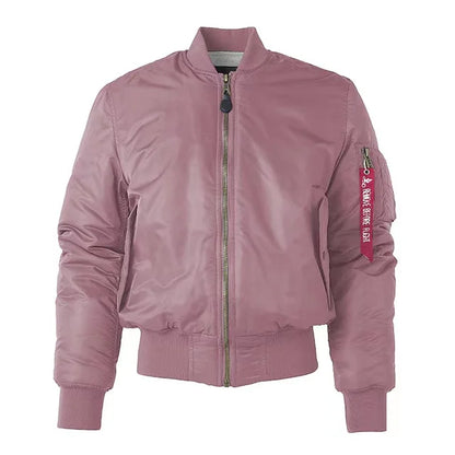 Classic Zip Up Mens Womens Bomber Jacket