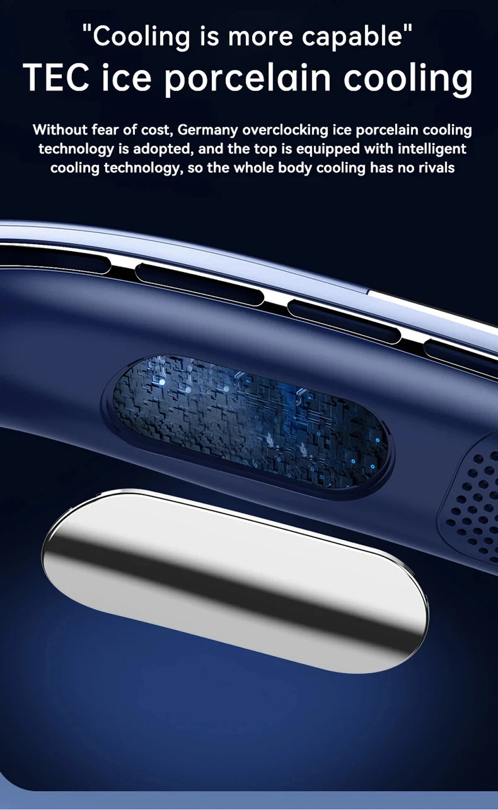Unisex Wearable Neck Air Conditioner - Instant Cooling Relief