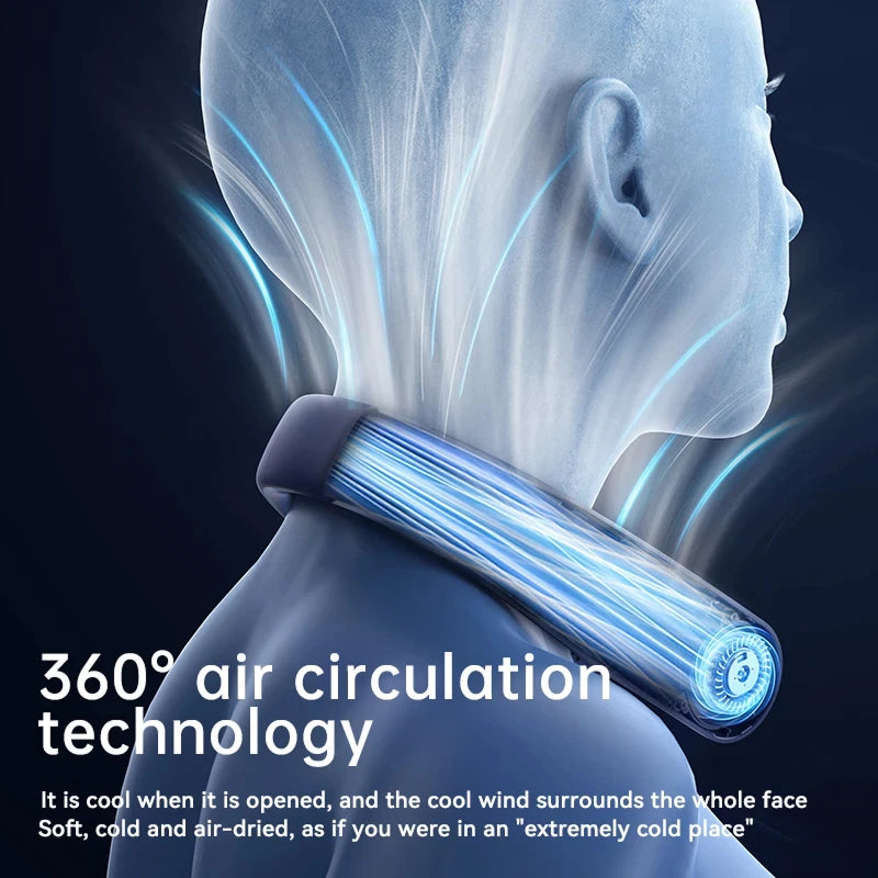 Unisex Wearable Neck Air Conditioner - Instant Cooling Relief