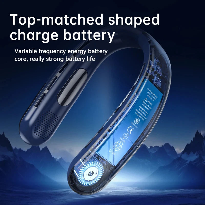 Unisex Wearable Neck Air Conditioner - Instant Cooling Relief