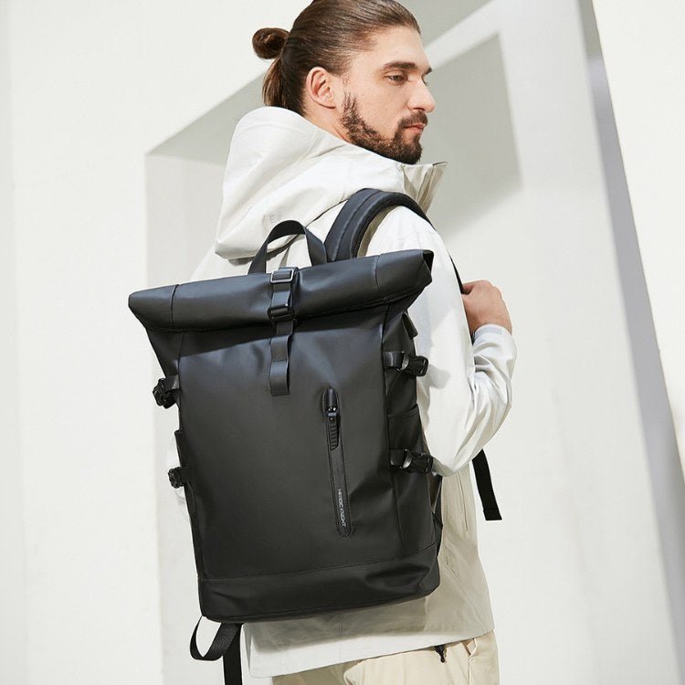 Waterproof Hiking Roll Top Backpack - OutfitLondon