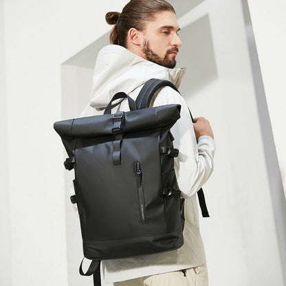 Waterproof Hiking Roll Top Backpack - OutfitLondon