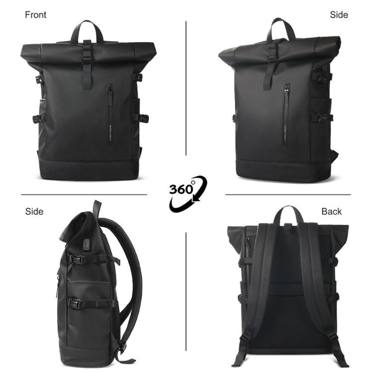 Waterproof Hiking Roll Top Backpack