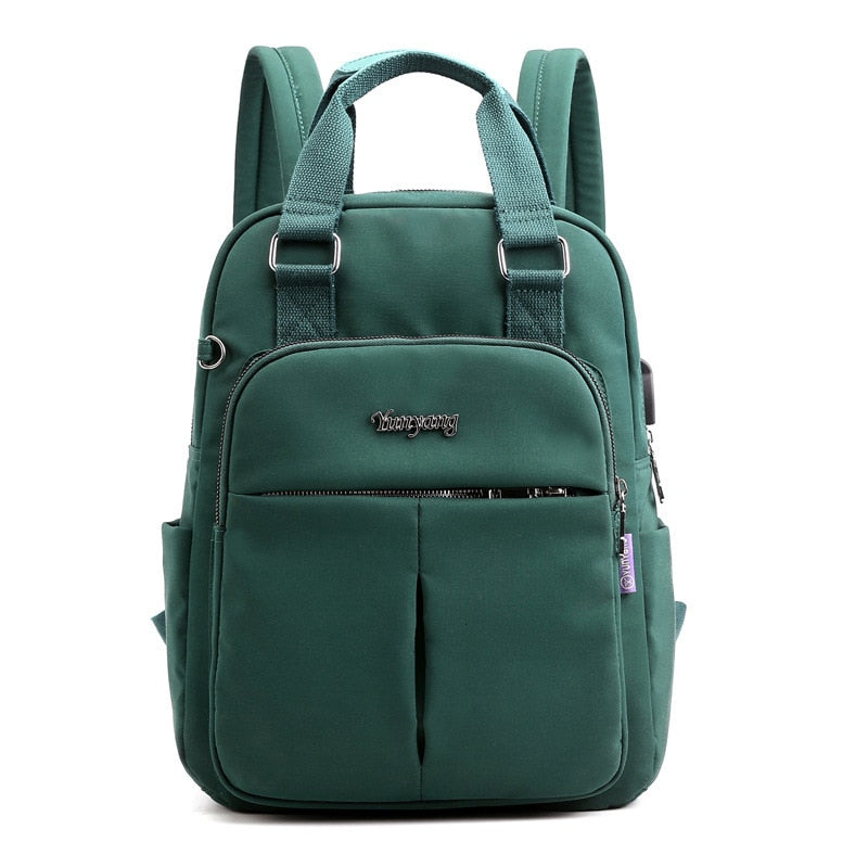 Secure Waterproof Laptop Backpack with Multiple Pockets