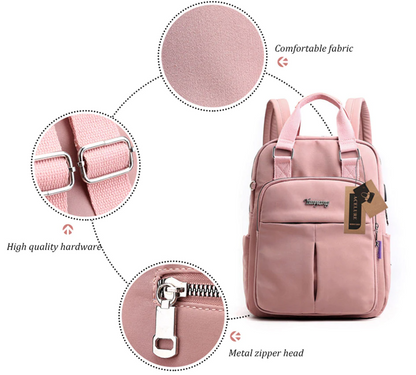 Secure Waterproof Laptop Backpack with Multiple Pockets