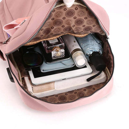 Secure Waterproof Laptop Backpack with Multiple Pockets