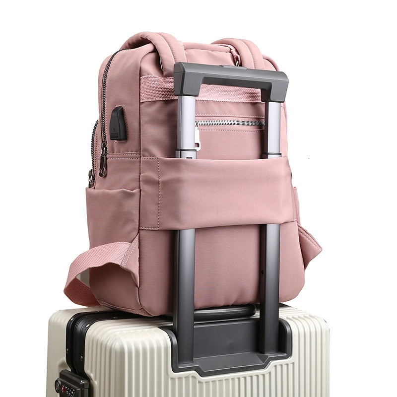 Secure Waterproof Laptop Backpack with Multiple Pockets - OutfitLondon