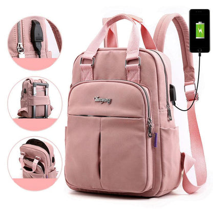 Secure Waterproof Laptop Backpack with Multiple Pockets