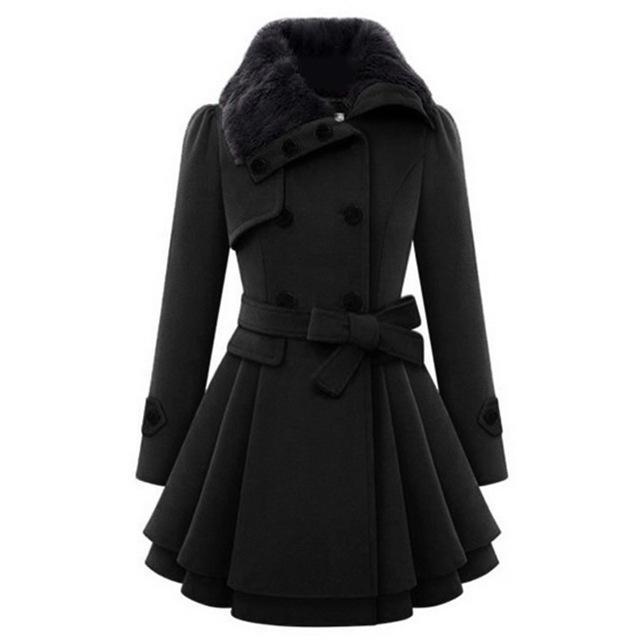 Luxury Ladies Winter Parka Coat - OutfitLondon