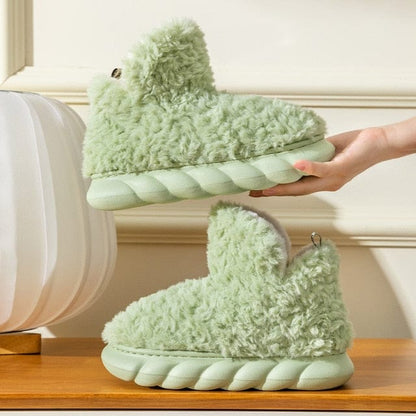 Fashionable Ladies Warm Low Heel Boots