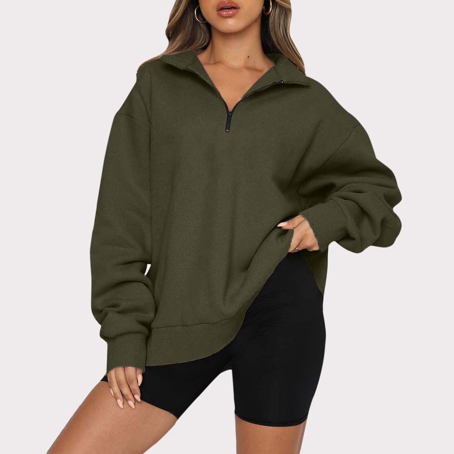 Cozy Fleece Lined Winter Sweatshirt