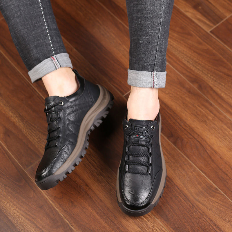 Comfortable Airy Leather Men's Shoes