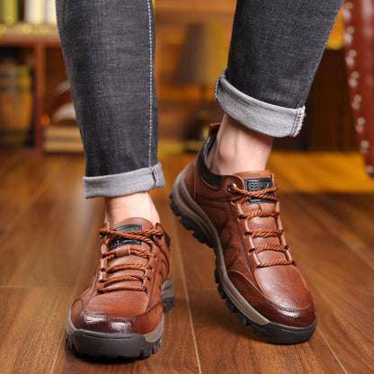 Comfortable Airy Leather Men's Shoes