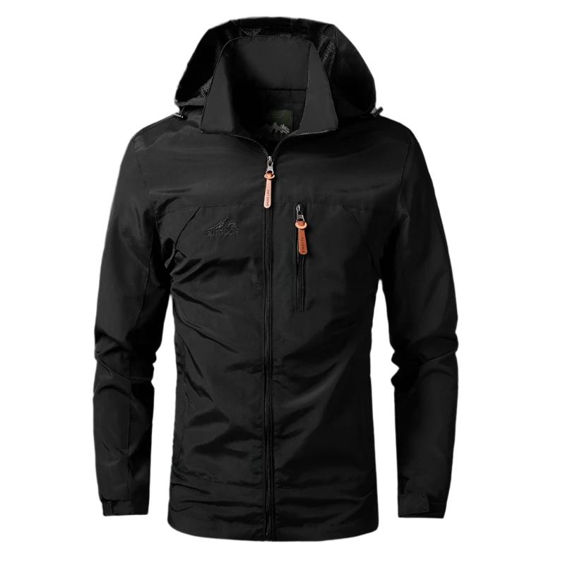 Breathable Men's Waterproof Windbreaker Jacket - OutfitLondon