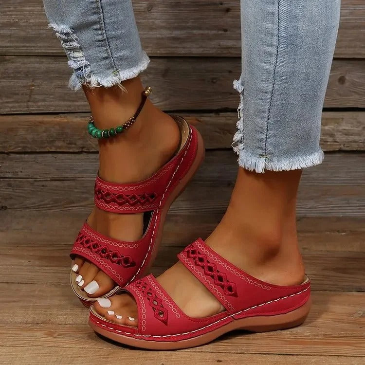 Xerra Women's Adjustable Comfort Sandals - OutfitLondon