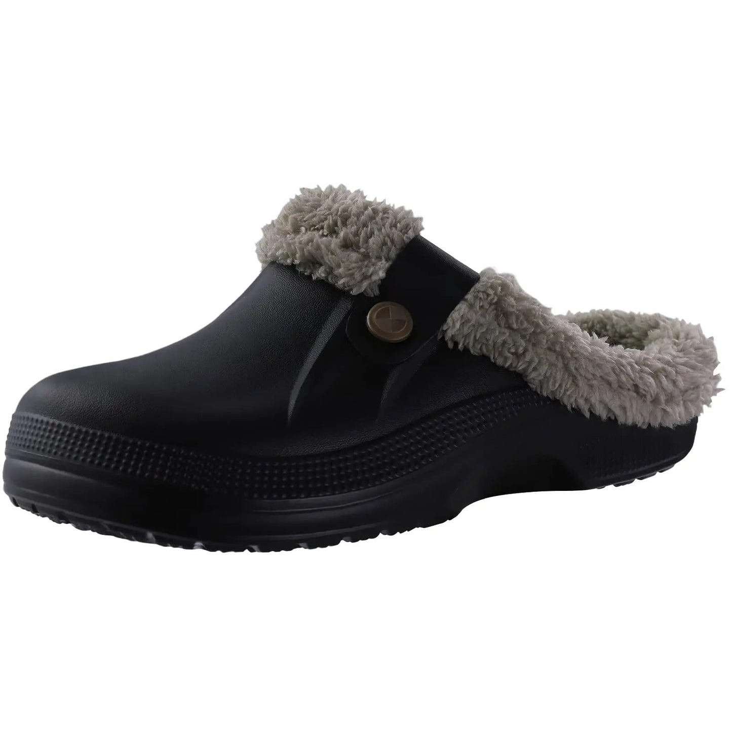 Cozy Fleece Lined Snow Clogs – Comfortable Slip On Boots - OutfitLondon
