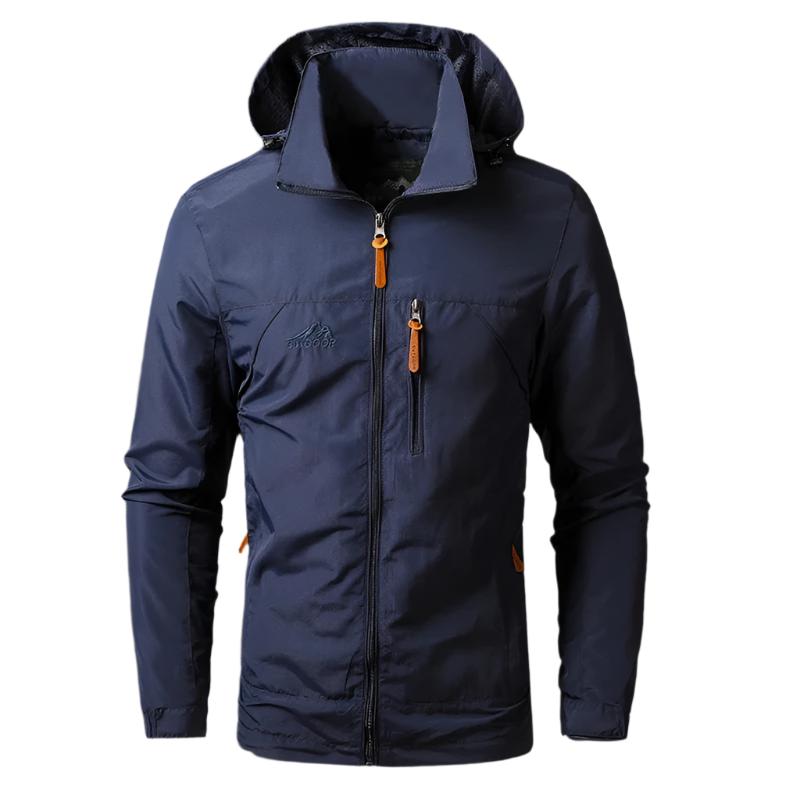 Breathable Men's Waterproof Windbreaker Jacket