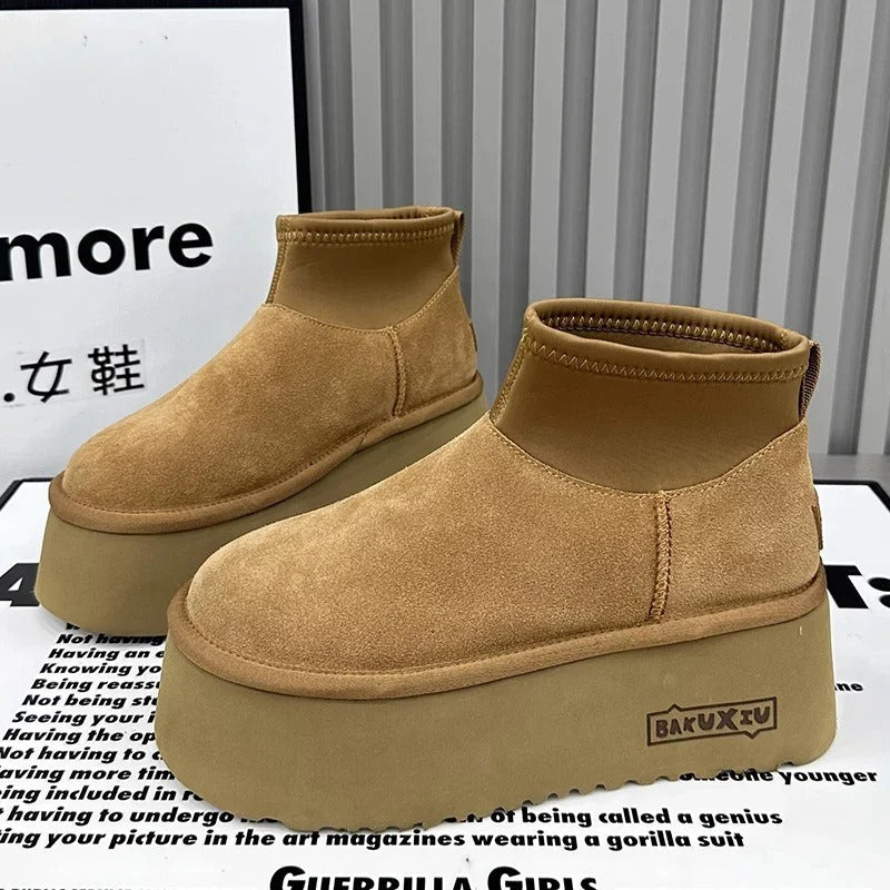 Warm Waterproof Ankle Boots for Women - OutfitLondon