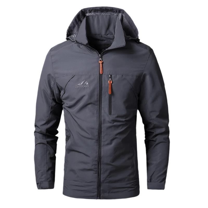 Breathable Men's Waterproof Windbreaker Jacket