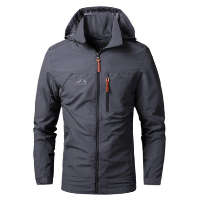 Breathable Men's Waterproof Windbreaker Jacket