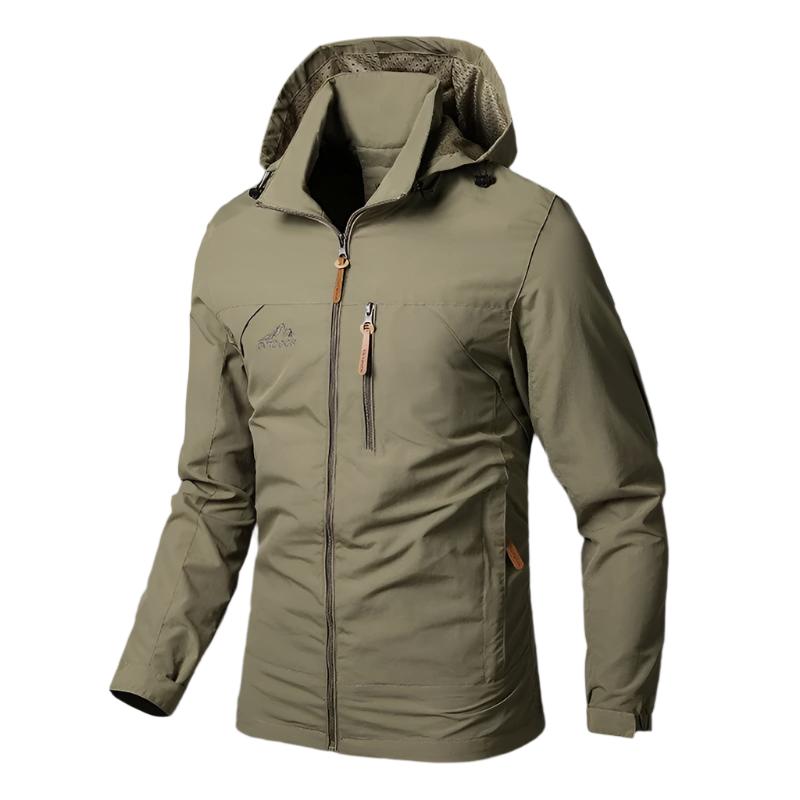 Breathable Men's Waterproof Windbreaker Jacket