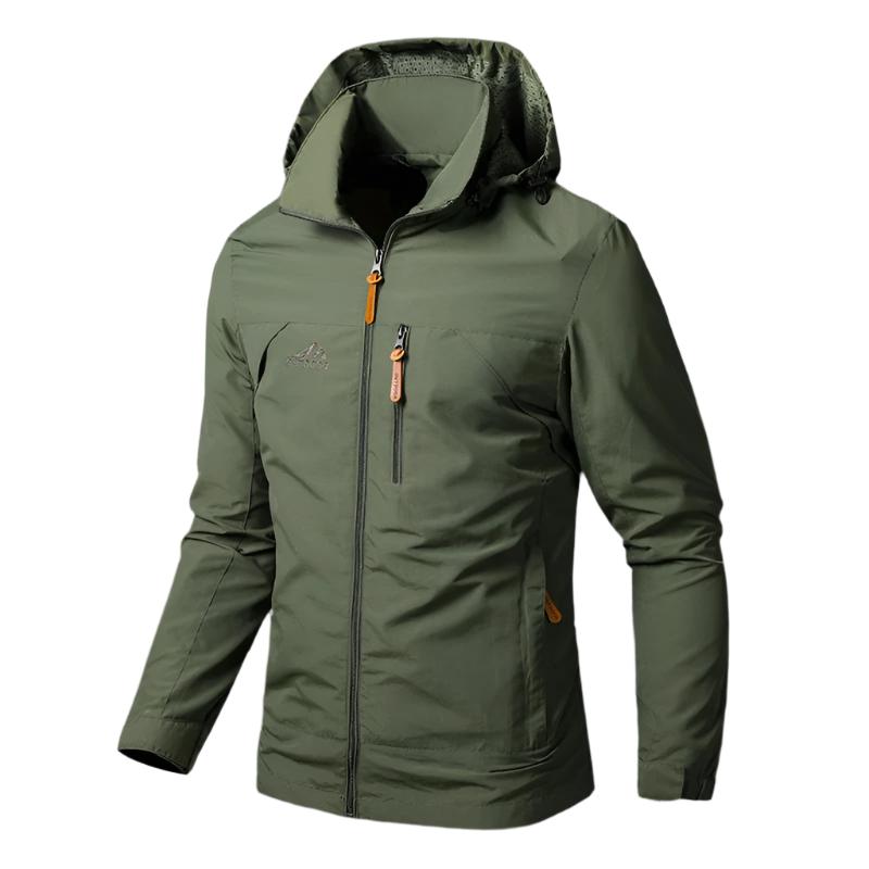 Breathable Men's Waterproof Windbreaker Jacket