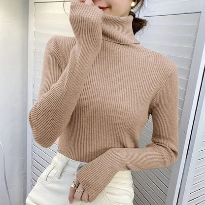 Soft Women's Turtleneck Cashmere Sweater