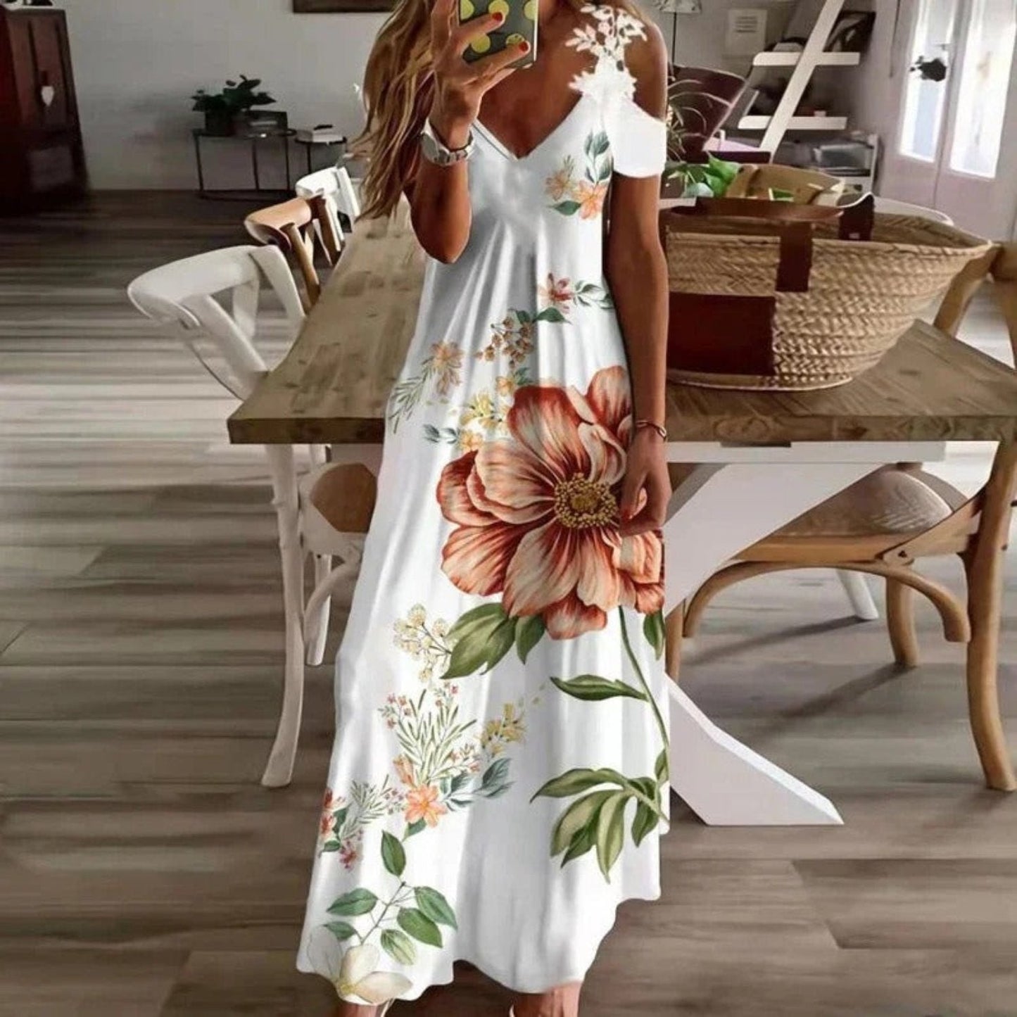 Comfortable Beach Long Sundress Casual