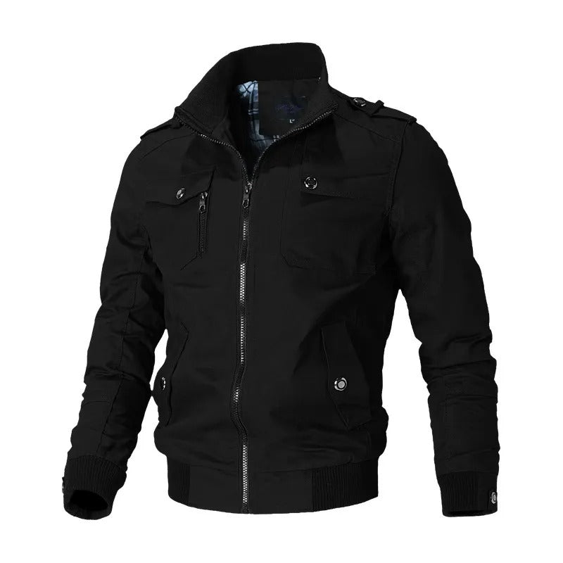 Vintage Military Style Jacket Coat - OutfitLondon