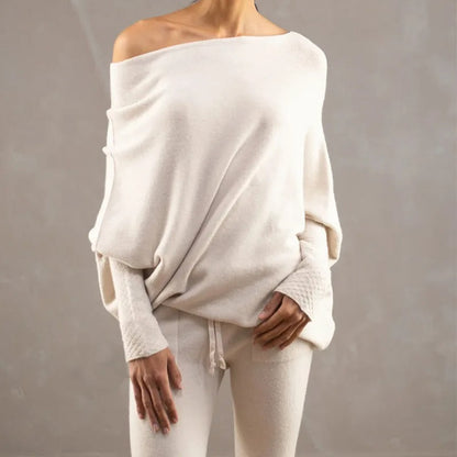 Soft Cashmere Blend Offbeat Sweater