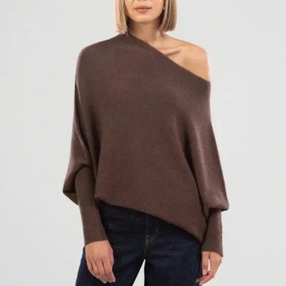 Soft Cashmere Blend Offbeat Sweater