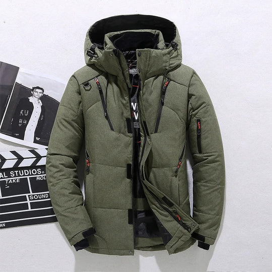 Men's Waterproof Down Filled Parka Coat