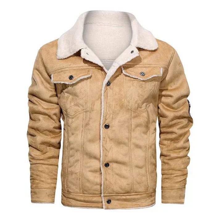 Authentic Leather Slim Fit Bomber Jacket