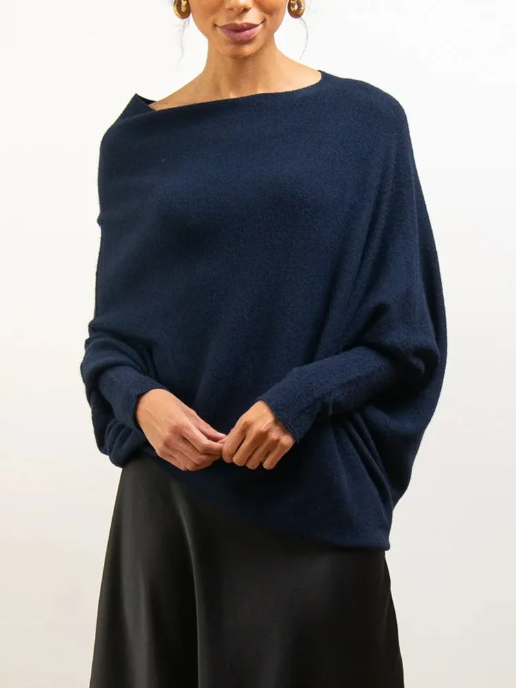 Soft Cashmere Blend Offbeat Sweater