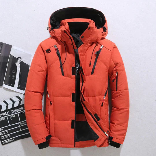 Men's Waterproof Down Filled Parka Coat - OutfitLondon