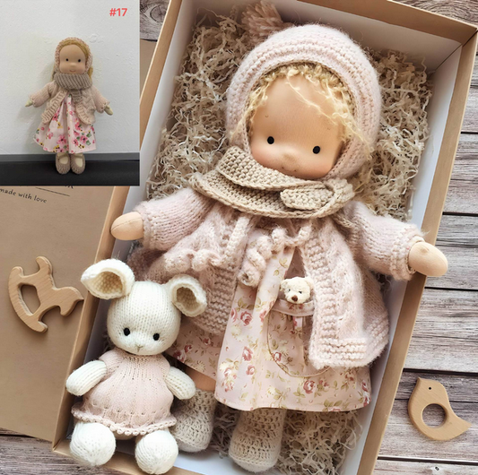 Natural Cotton Cuddle Doll for Kids Emotional Growth - OutfitLondon