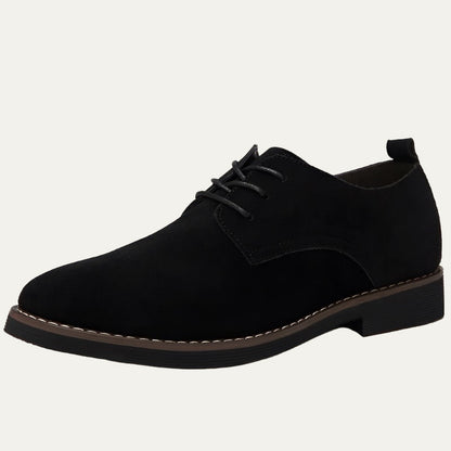 Luxury Suede Lace Up Oxford Shoes - OutfitLondon