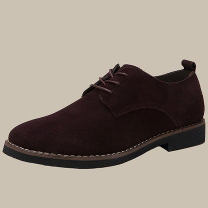 Luxury Brown Leather Dress Shoes for Men