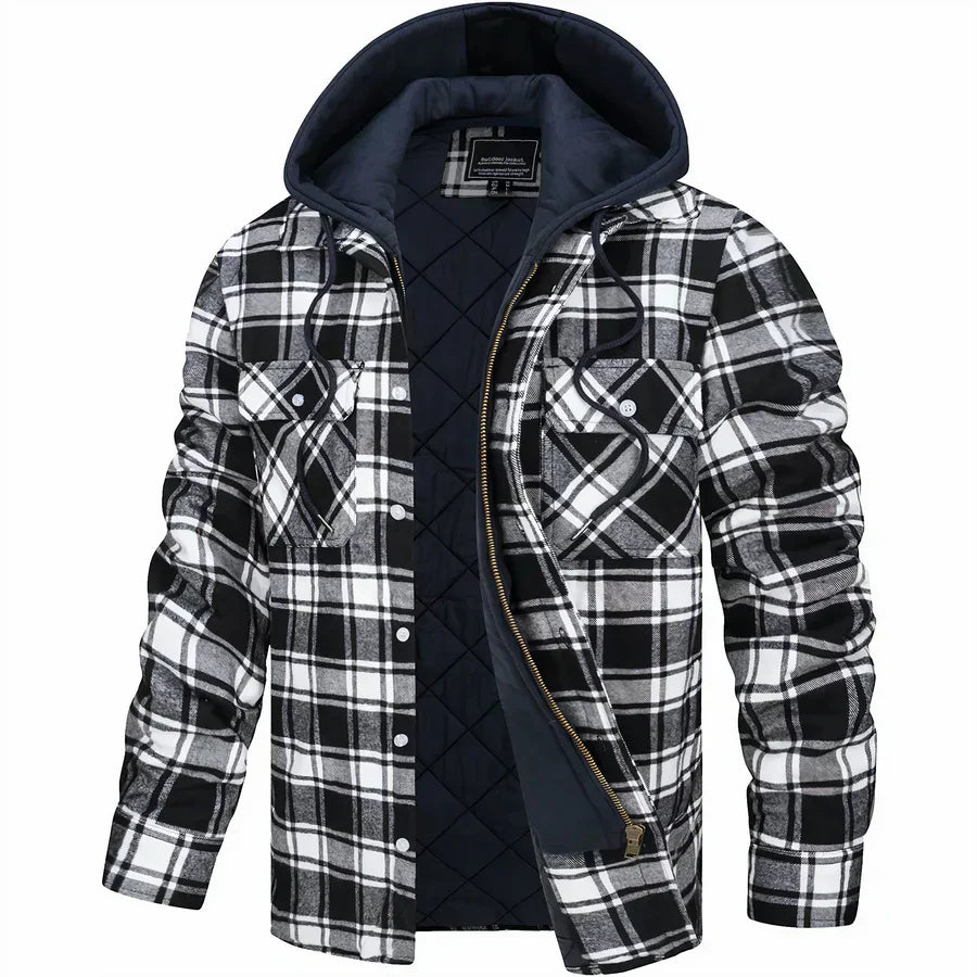 Classic Plaid Wool Jacket