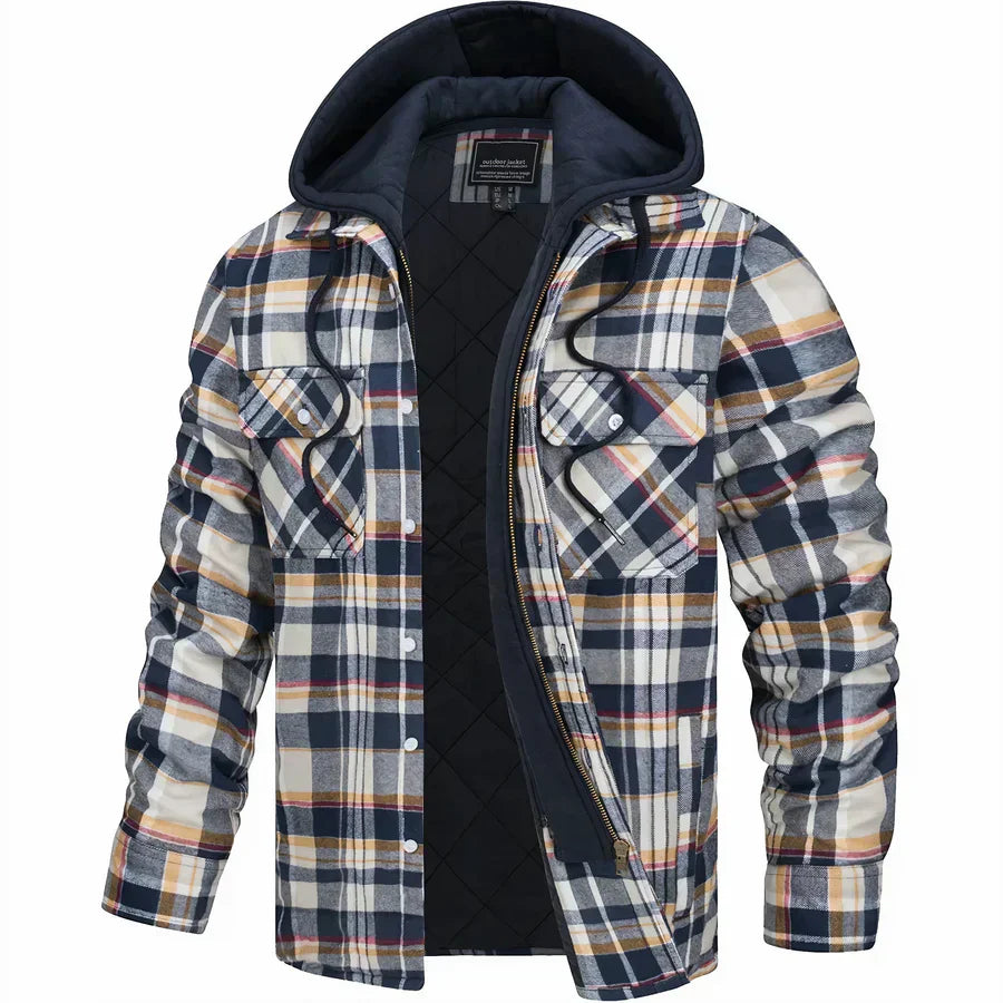 Classic Plaid Wool Jacket - OutfitLondon