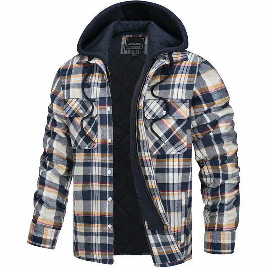Classic Plaid Wool Jacket - OutfitLondon