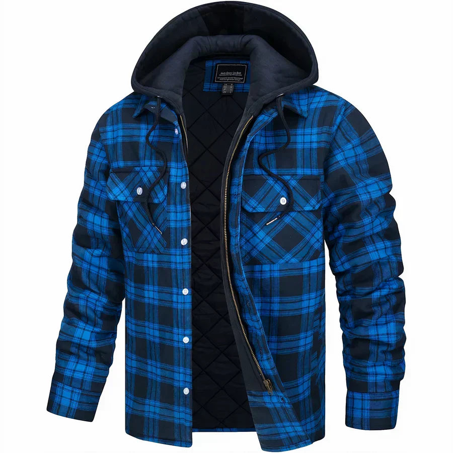 Classic Plaid Wool Jacket
