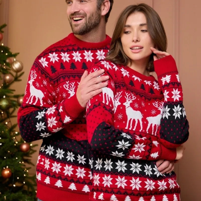 Fun Holiday Sweater Set for Couples