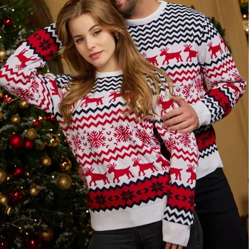 Fun Holiday Sweater Set for Couples