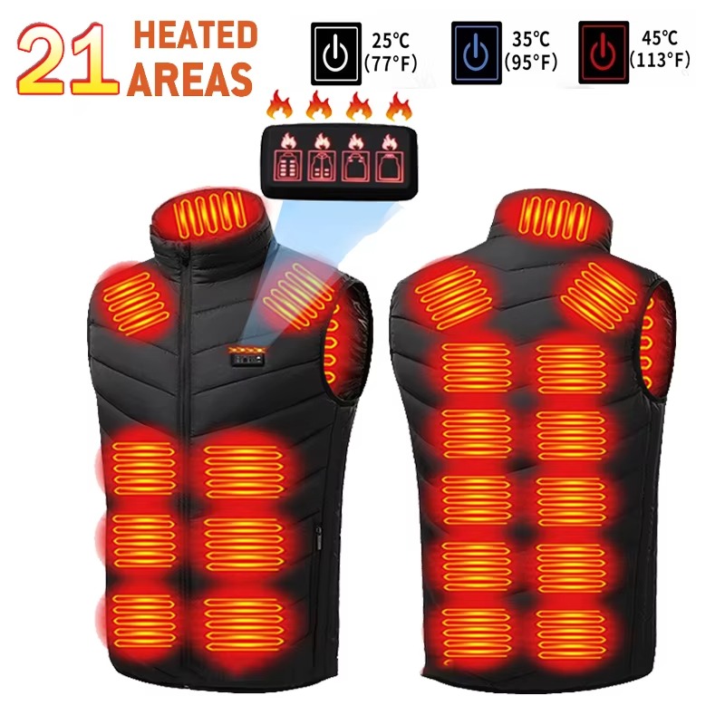 Warm Women's Heated Vest with Multiple Heat Settings