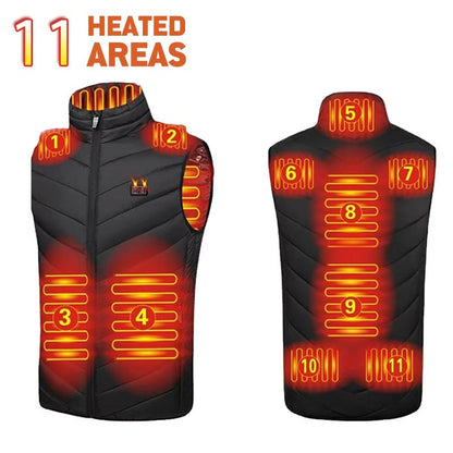 Warm Women's Heated Vest with Multiple Heat Settings