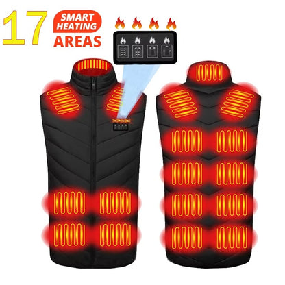 Warm Women's Heated Vest with Multiple Heat Settings