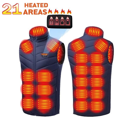 Warm Women's Heated Vest with Multiple Heat Settings